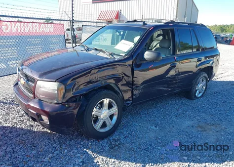 2008 Chevrolet Trailblazer Lt из США, поврежденный, VIN 1GNDS13S082124114